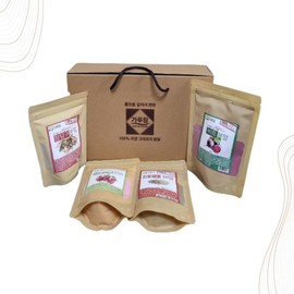 Pomegranate, Angelica gigas, Safflower seeds, and Beetroot powder set 800g / 석류 참당귀 홍화씨 비트 분말 세트 800g