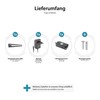 ledscom.de Siris LED Under-Unit Light Matte Black with Power Supply