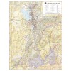 Benchmark Maps: Utah Recreation Wall Map - 26 x 33