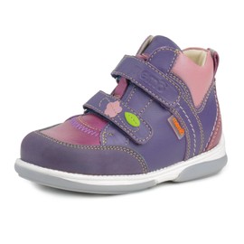 Memo Polo Ankle Support Children's Corrective Orthopedic Sneaker, Purple/Pink, 29 (12 M US Little Kid)