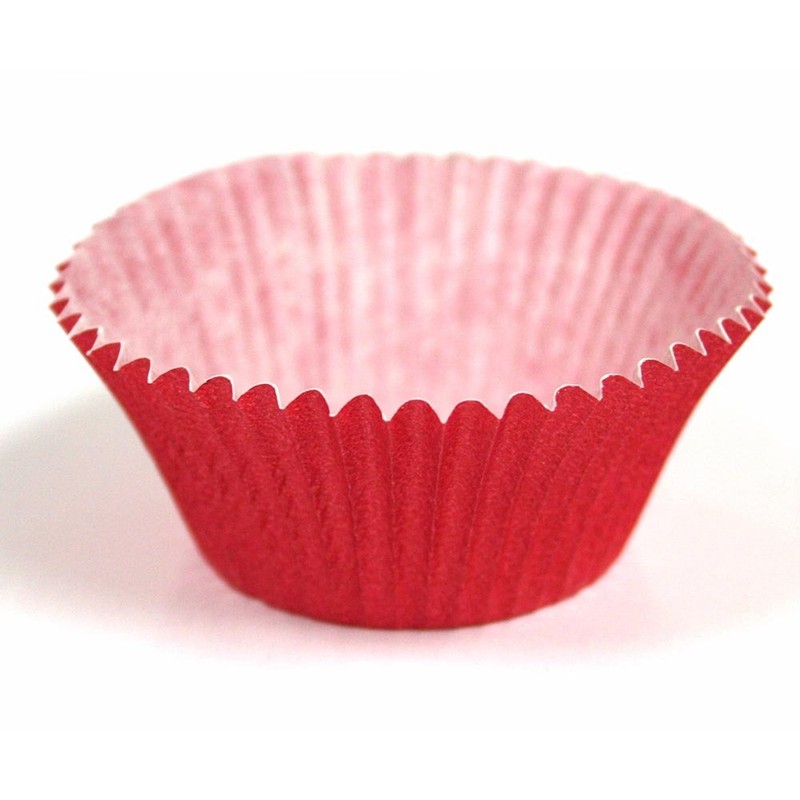 Red Cupcake Baking Cup Liners 32 Count by Cupcake Creations