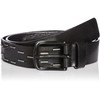 Diesel B-Night Belt Men's Genuine Leather Black (Black, 95 cm),