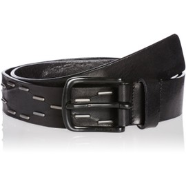 Diesel B-Night Belt Men's Genuine Leather Black (Black, 95 cm), black