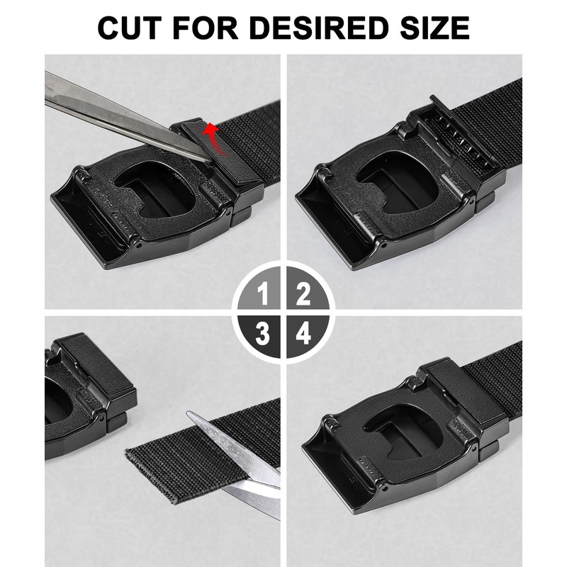 BULLIANT Tactical Belt for Men, Men Stretch Nylon Web Gift