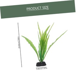 BESPORTBLE Aquarium Plants Decor 12pcs Plastic Water Plants Realistic Seaweed Fish Tank Supplies Fresh/Salt Water