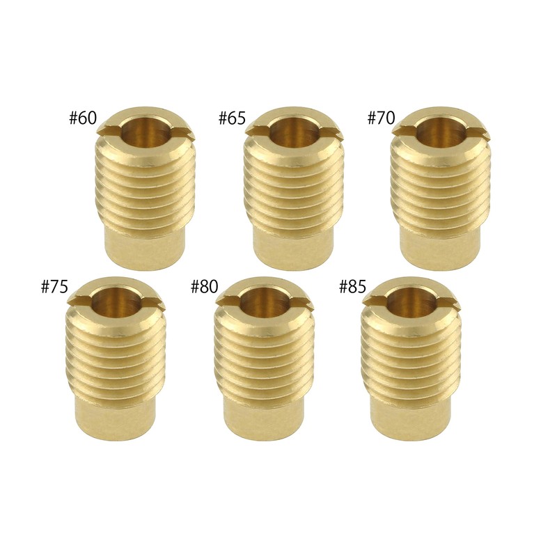 POSH 712310-10 Motorcycle Goods Main Jet Set of 6 Over