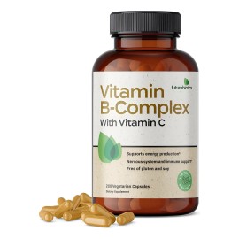 Complejo B + Vitamina C Con 200 Caps Futurebiotics Hecho Usa Sin Sabor