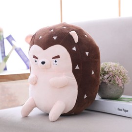 Sironoa Plush Hedgehog Hugging Pillow, Large, Cute, Realistic Animal, Pillow, Healing, Fluffy, Soft, Backpack, Sleeping Pillow, Nap Pillow, For Girlfriend, Children, Gift, Birthday, Decoration, Toy 11.8 inches (30 cm)