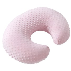 DONOMILO Nursing Pillow and Positioner Breastfeeding and Bottle Feeding, Propping Baby, Tummy Time, Sitting Support for Baby Boy Baby Girl, with Removable Dots Cover (Blushing Bride)