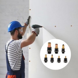 7 Stück Nietmutternzange Set, Nietenzange Nietmuttern, M3, M4, M5, M6, M8, M10, M12 Nietmutter Werkzeug, Inklusive 70 Stk Nietmutter Sortiment