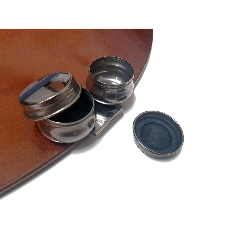 Studio 22 Artists Stainless Steel Double Dipper for Paint, Mediums,