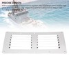 Generic Stainless Steel Air Vent Panel, 2Pcs Boat Rectangular Ventilation