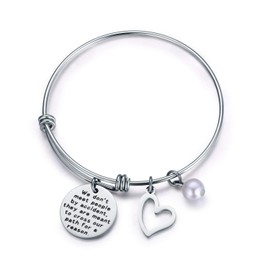 Jvvsci We Don't Meet People by Accident They are Meant to Cross Our Path for A Reason Bracelet Coworker Leaving Gift Retirement Jewelry Going Away Thank You Bangle Bracelet