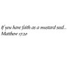 Tapestry Of Truth - Matthew 17:20 - TOT6218 - Wall