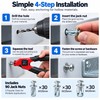 91-Piece Jack Nut & Rivet Gun Set for Metalworking –
