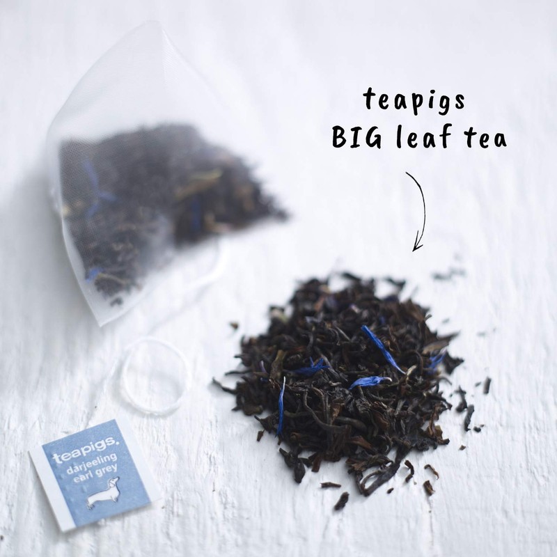 Teapigs Darjeeling Earl Grey Tea Bags Made with Whole Leaves