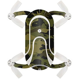 MightySkins Skin Compatible with ZEROTECH Dobby Pocket Drone – Green Camouflage | Protective, Durable, and Unique Vinyl Decal wrap Cover | Easy to Apply, Remove, and Change Styles | Made in The USA