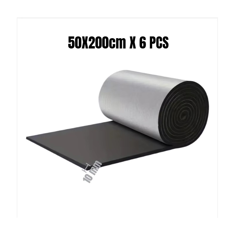 5mm Self-Adhesive Aluminum Foil Car Heat & Sound Insulation Mat,