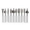Mesee 10 Piece Cutter Set, HSS Rotary Cutting Burr Set,