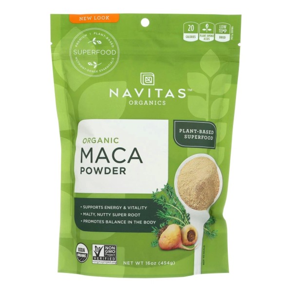 Navitas Maca Powder Org 16oz (Pack of 3)