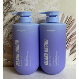 Bloom & Field 2-Pack Beauty Bliss ~ Island Orchid Hydrating Body Wash 33.8 fl oz Each