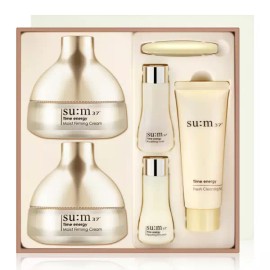 Soom37 숨37 기초세트 타임에너지 모이스트 퍼밍크림 기획 수분 보습 여성 기초 화장품 su:m37° Basic Set Time Energy Moist Firming Cream Special Hydration Moisturizing Women's Basic Skincare Products