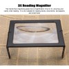 Hands-Free Magnifying Glass with LED Light Foldable 3X Page Magnifier