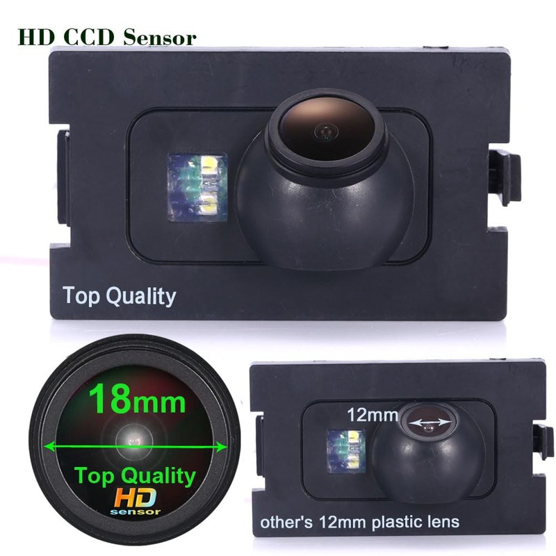 1280 * 720 Pixels car Rear View Backup Camera Replacement