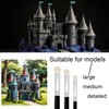 Himmlfel Dry brush Set，3 Size Dry Brush Miniature Painting，Professional Dry