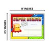 Super Reader Award Certificate 30pk 8.5x11” Hero Themed AR Reading