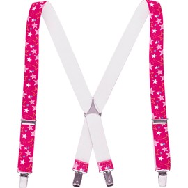 Playshoes Stars Braces, Pink, 60 cm