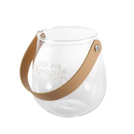 Mikinona 1Pc Decorative Storage Cup Creative Hand Held Container for Home Decor Compact Design Capacity for Sundries Storage for Flower Arrangement and Desktop Organization