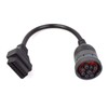 J1939 9Pin to OBD2 Female 16Pin Connector Adapter Heavy Duty