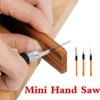 FZLANQ Garden DIY Mini Hand Saw Model Craft Set, Exquisite