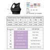 CLDFHX Sports Bras Women Seamless Padded Without Underwire High/Mid Impact