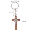Christian Cross Keychains Engraved Bible Verses Exquisite Jesus Cross Key
