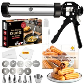 ARC Stainless Steel Hollow Churro Maker Machine,3-IN-1 Multifunctional 42PCS Maquina Para Hacer churros Professional,Churreras Para Churros,Cookie Press,Gifts for Women