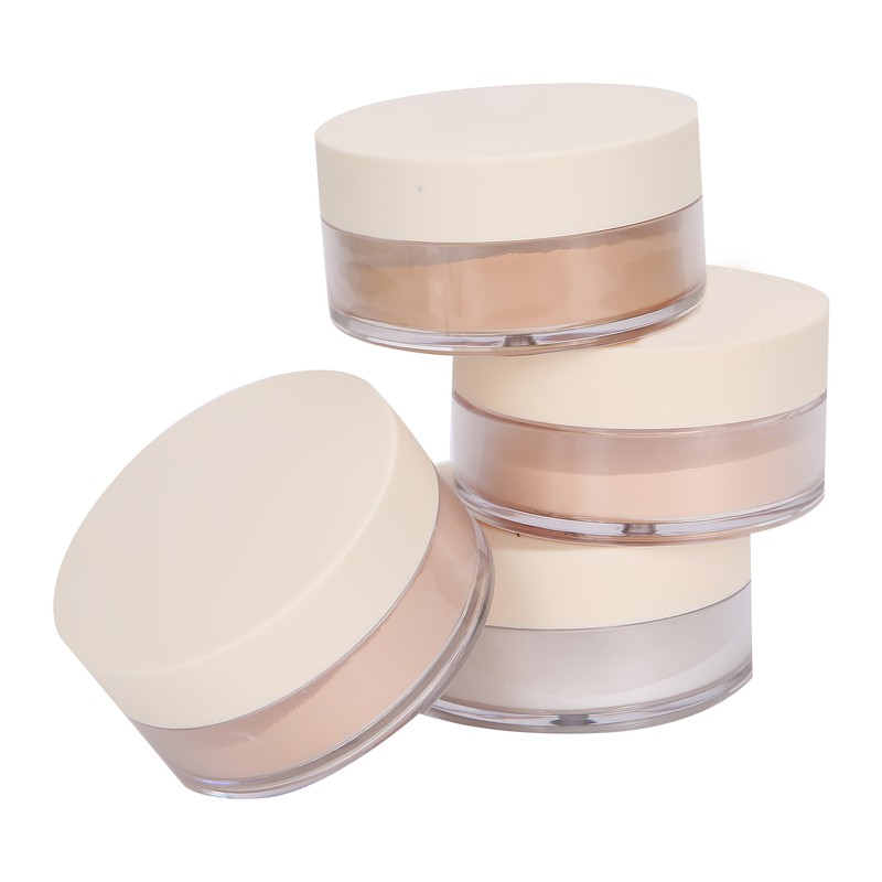 4pcs FOCALLURE Oil Control Loose Powder Moisturizing Face Setting Powder