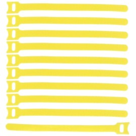 1000 x Velcro Cable Ties 200 x 25 mm Yellow Velcro Cable Ties Reusable (1000, 200 x 25 mm Yellow)