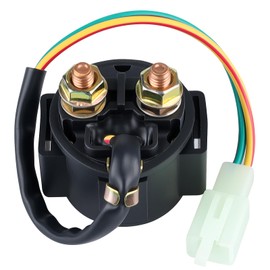 SOLLON Starter Solenoid Relay for 4-Stroke GY6 Engine 50cc 150cc 200cc 250cc ATV Dirt Bikes Taotao Scooters Go Kart Dne Buggys Quad 4 Wheelers Pit Bike Moped Roketa SSR Sunl Coolster