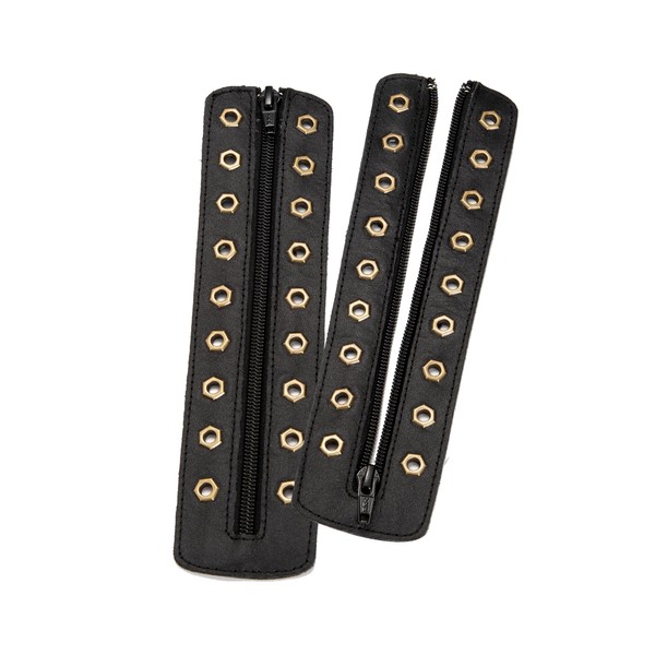 Soletec Leather Lace-in Boot Zipper 9 Eyelet Zipper Suitable for