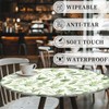 Outdoor Round Tablecloth with Elastic Band Diameter 60 Inches -