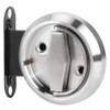 Round Door Lock, Home Bathroom DoubleSided Lock 304 Stainless Steel