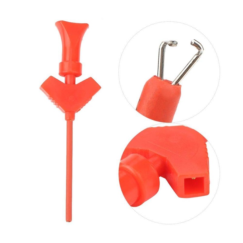 Pack of 10 Test Hook Clips Mini Test Clip Jumper
