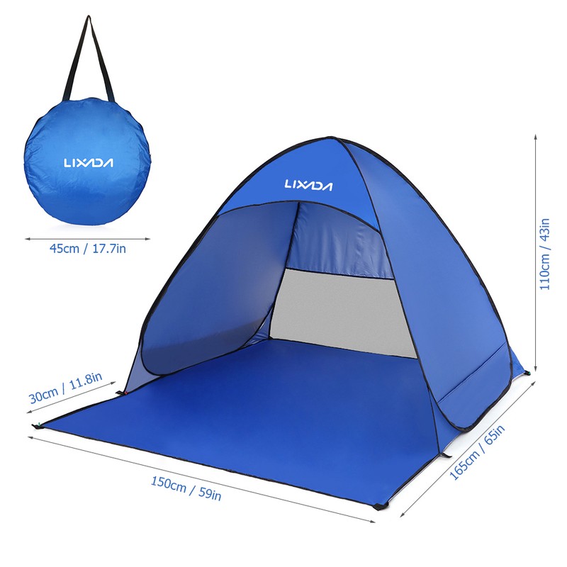 Lixada Automatic Instant Pop Up Beach Tent Lightweight Outdoor UV