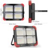 100W Solar LED Work Light - Ultra Bright Portable Magnetic