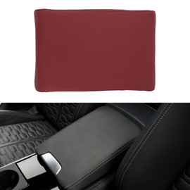 Motoforti Universal Center Console Cover Car Armrest Cover Middle Console Cover Lid for Most Vehicle SUV Car Sedan 12.6"x7.87"x1.97" Nappa Leather, Memory Foam