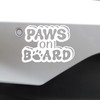 Hatcherabilia Paws On Board Pet Funny Car Decals - Cat