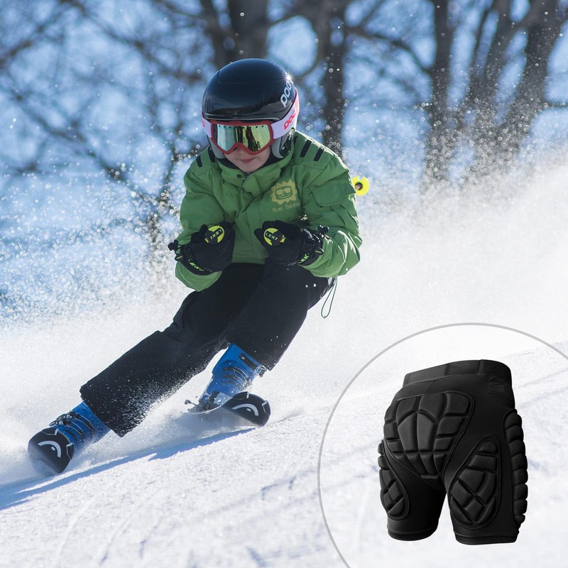 Cienfy 3D Hip Protection Eva Butt Pads Protective Padded Shorts