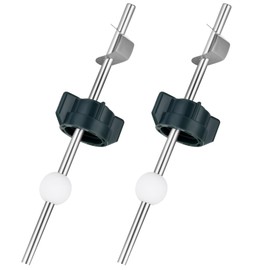 Bathroom Sink Stopper Replacement Kit - Lavatory Pop Up Center Piece Assembly with Pivot Rod, Compatible with Price Pfister, PS2673 PS469 PSB327, Chrome Metal Drain Repair Parts